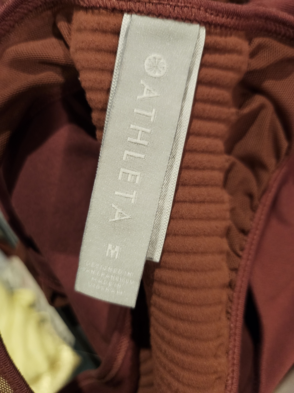 Athleta Rust Colored Racerback Tank Top - Picture 4 of 4